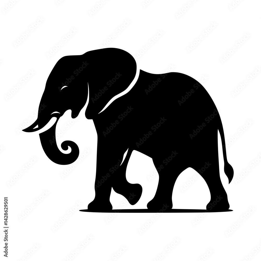 Fototapeta premium elephant vector illustration