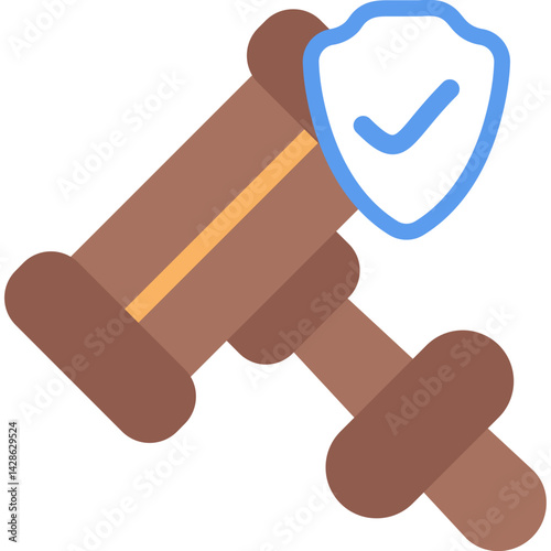 Legal Action Flat Icon
