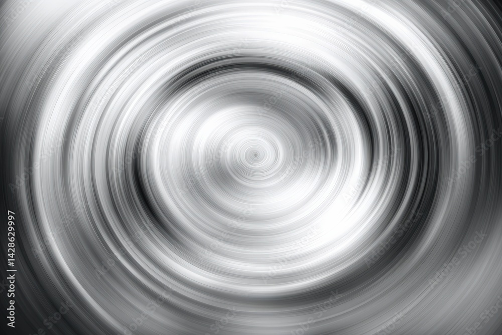 Abstract Swirling Patterns in Monochrome Textures for Design