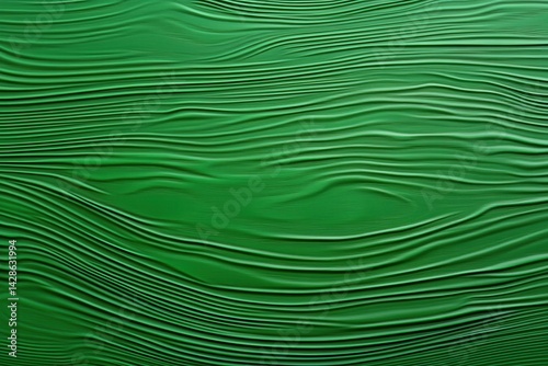Obraz na płótnie Abstract Textured Background with Green Wavy Patterns and Lines w salonie
