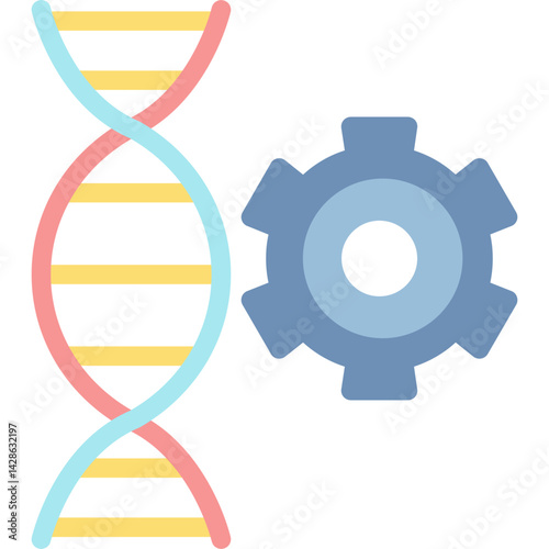 Genetic Engineering Flat Icon