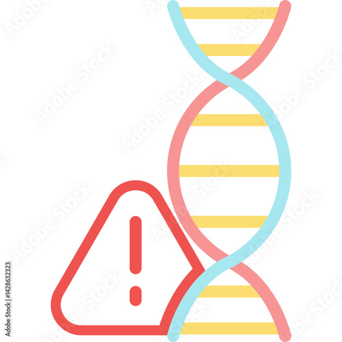 Genetic Laboratory Flat Icon