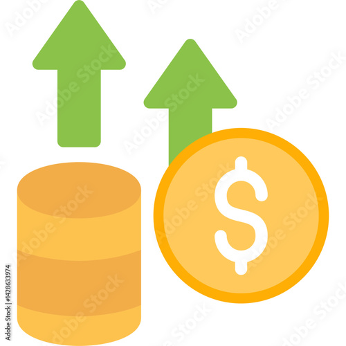 Inflation Flat Icon