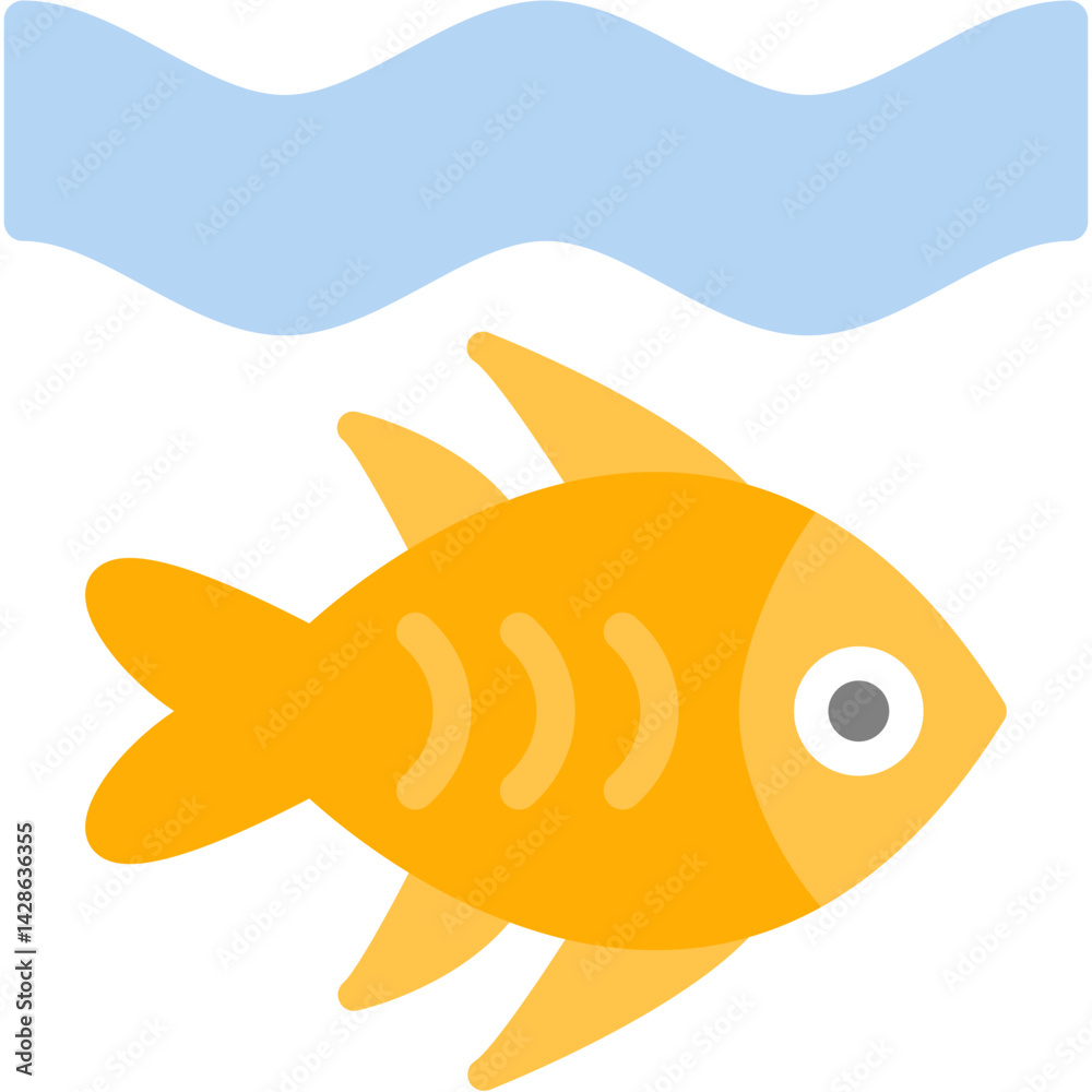 Dead Sea Flat Icon Dead Sea Flat Icon