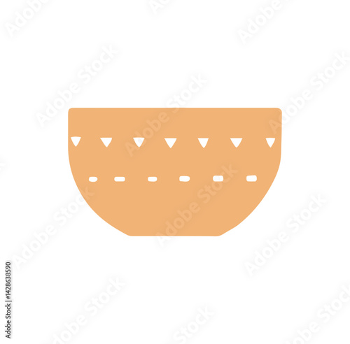 brown plant pot bowl planter
