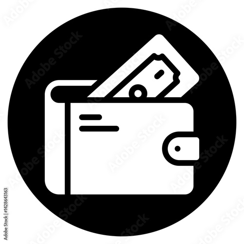 wallet glyph icon