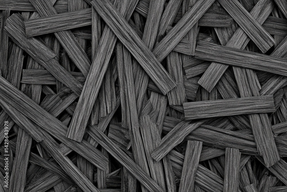 Black Straws Textured Background Perfect for Abstract Design Work