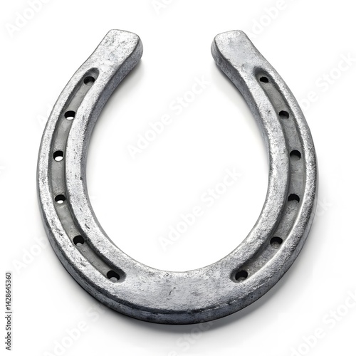 Horseshoe isolated on white