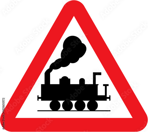 train sign