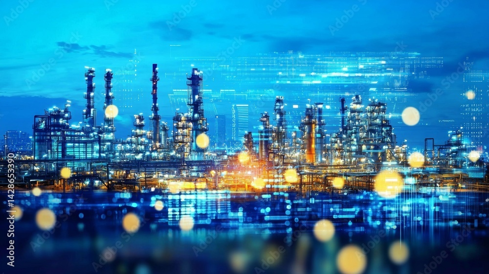 Fototapeta premium A dual perspective on the evolving energy landscape.