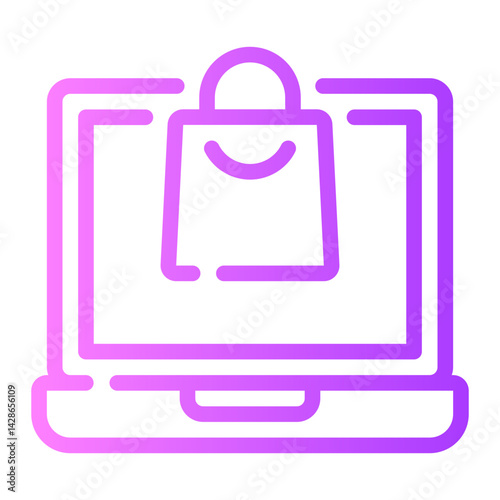 Free Download laptop gradient icon - GFXLoad