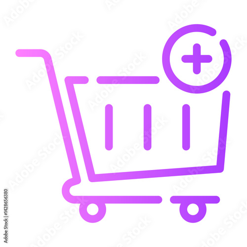 trolley gradient icon