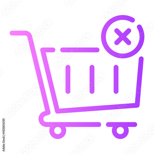 trolley gradient icon