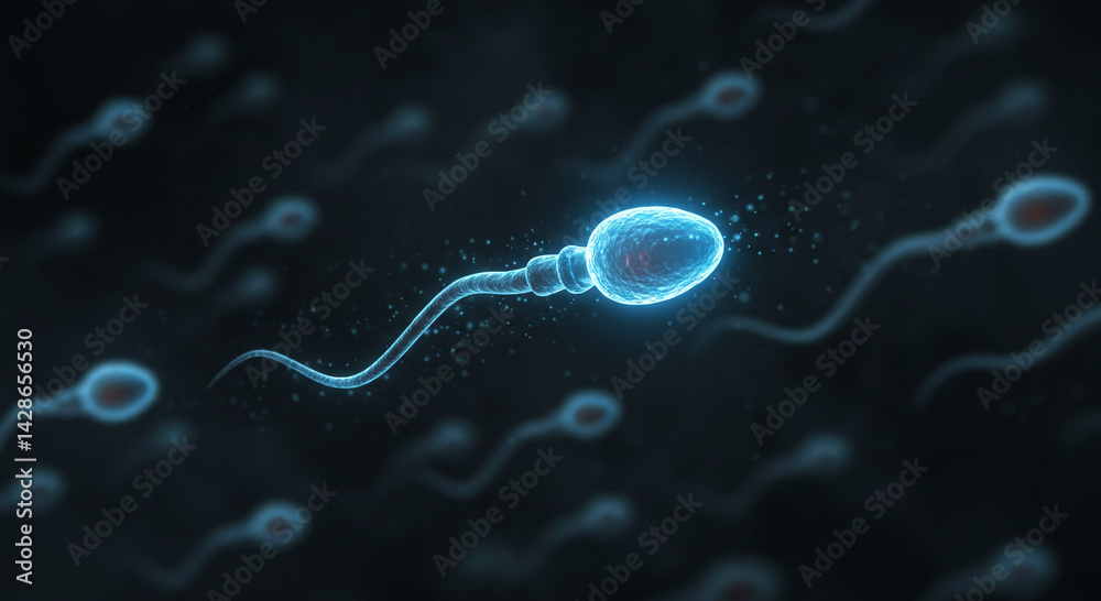 Foto Sperm Cell Illustration