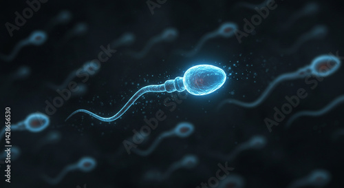 Foto Sperm Cell Illustration