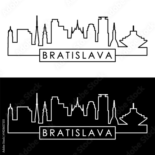 Photography Bratislava skyline