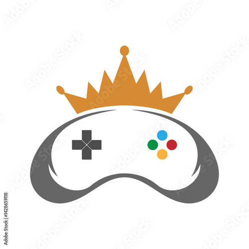 Joystick icon logo design