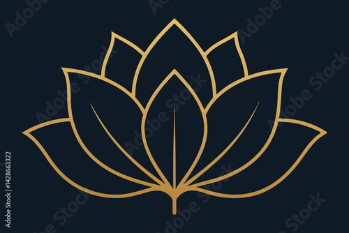 Fleur de lis vector illustration showcases a floral design element, a stylized lily symbol often used in heraldry and decoration.