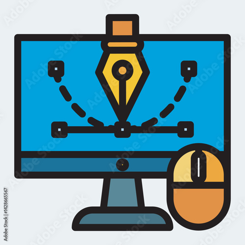 graphic design line flat_Graphic Designer