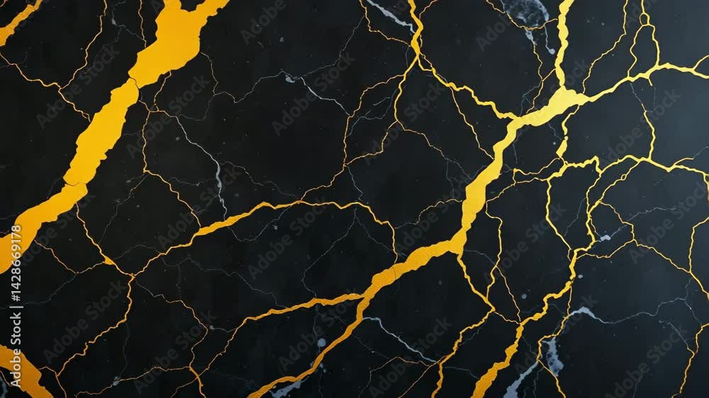 Picture an abstract black marble background adorned with golden veins reminiscent of the Japanese kintsugi technique This faux painted artificial stone texture captures the essence of marbling 4K Picture an abstract black marble background adorned with golden veins reminiscent of the Japanese kintsugi technique This faux painted artificial stone texture captures the essence of marbling 4K