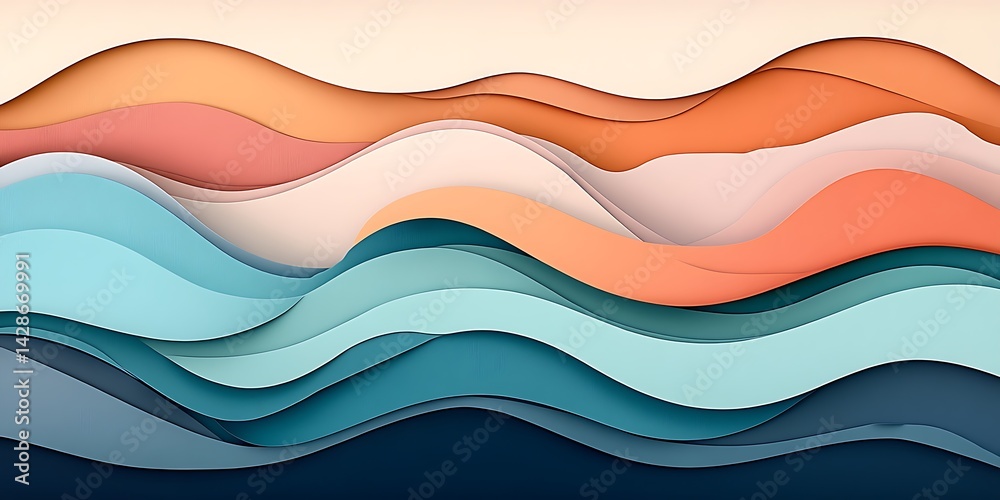 Obraz premium abstract waves background