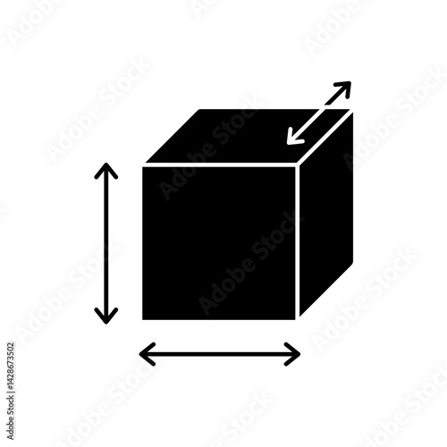dimensions icons  symbol vector elements for infographic web