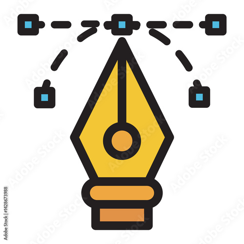 graphic design line flat_Pen Tool