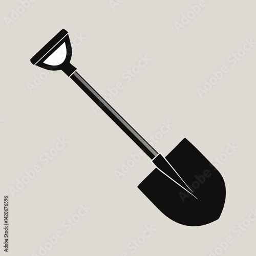 shovel vector illustration