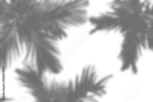 Wallpaper Mural Realistic branch and leaf shadow overlay with blurred foliage creates natural mockup for spring and summer product display or design elements. Perfect for enhancing creative projects Torontodigital.ca