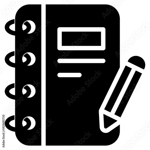 Journal glyph icon