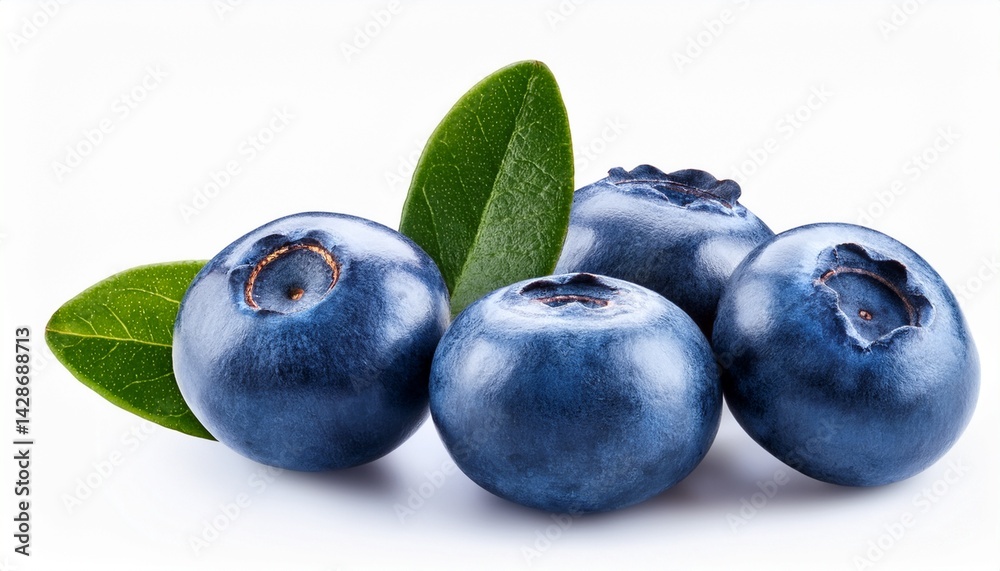 Obraz premium blueberries isolated on a white background