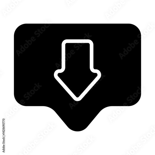 Inbox Download glyph 