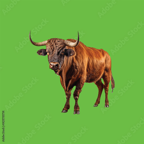 Animal Vector Illustration Deer, Dog, Cat, Red Bull, Cow