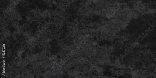 Abstract design with old wall texture cement dark black and paper texture background. Realistic design are empty space of Studio dark room concrete wall grunge texture .Grunge paper texture design .	