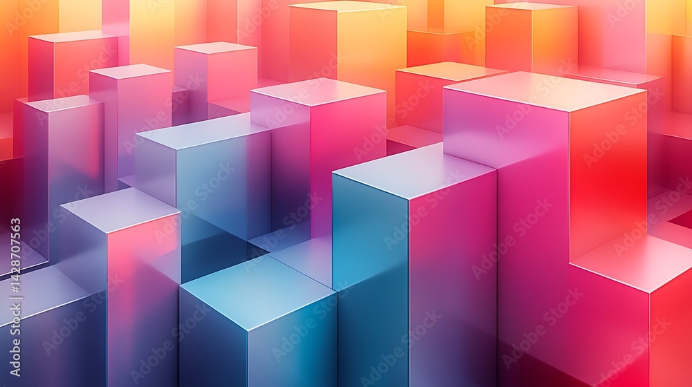 abstract 3d cubes background abstract 3d cubes background