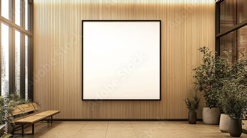 Business office background featuring a clean white aesthetic.
