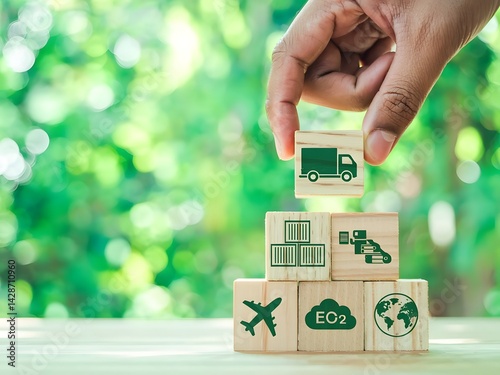 Green Logistics and Sustainable Supply Chain Management Concept