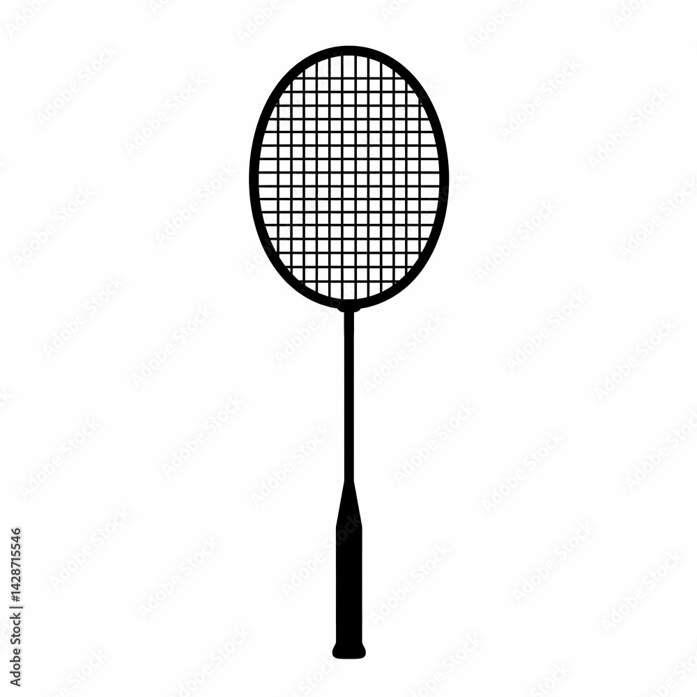 Simple badminton racket vector Simple badminton racket vector