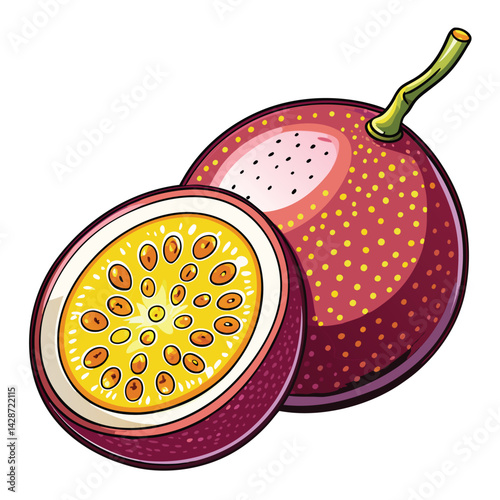 Passion Fruit Illustration (1)