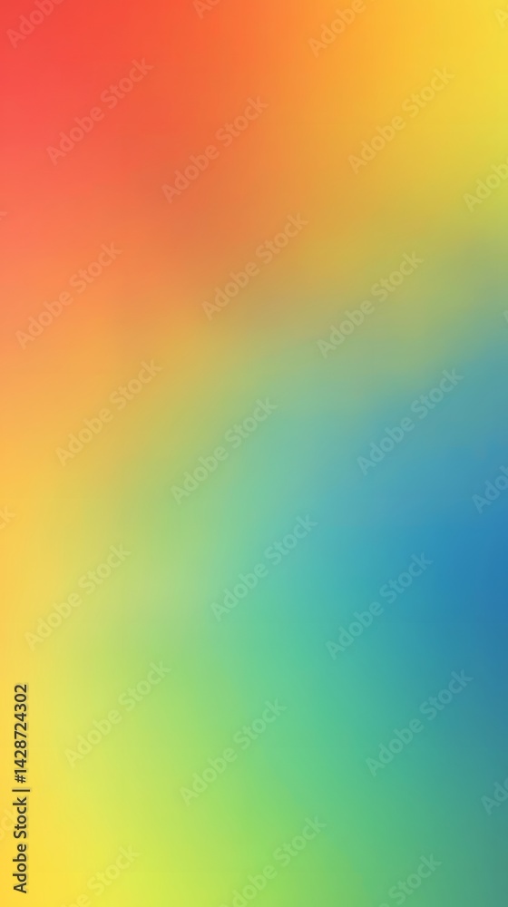 Obraz premium Vibrant Rainbow Gradient Background Texture