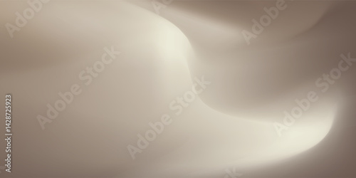 Abstract mocha brown gradient background. Light beige and brown color vector banner. Pastel gradient pattern. Blurred light fuzz colorful bg.
