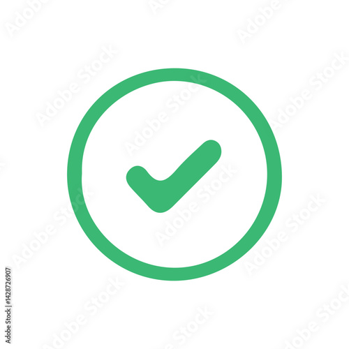 green check mark button