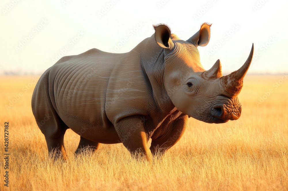 Obraz premium rhino in the wild