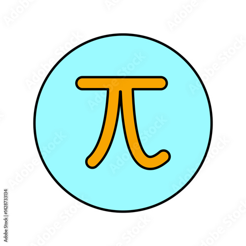 pi icons  symbol vector elements for infographic web