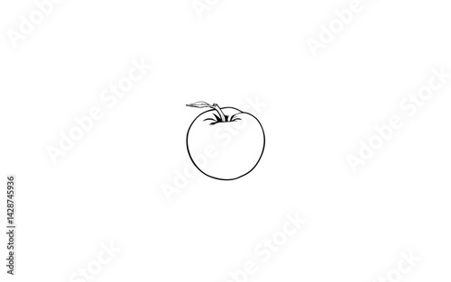 Apricot – AI-Detailed Rendering of Smooth Round Fruit with Central Groove