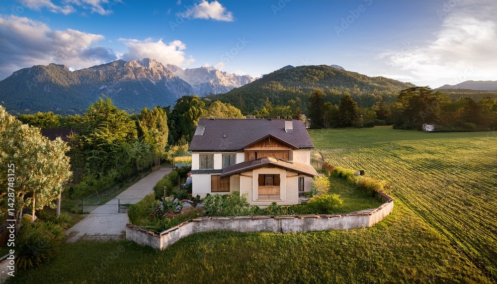 home insurance property and earthquake a charming countryside house surrounded by lush greenery and distant mountains ideal for a tranquil retreat home insurance property and earthquake a charming countryside house surrounded by lush greenery and distant mountains ideal for a tranquil retreat