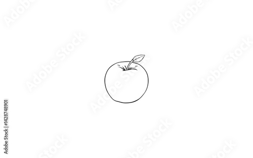 Assam Apple – AI-Rendered Glossy Round Fruit with Centered Dimple