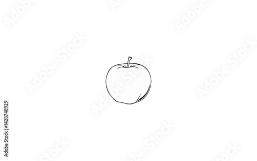 Assam Apple – AI-Rendered Glossy Round Fruit with Centered Dimple