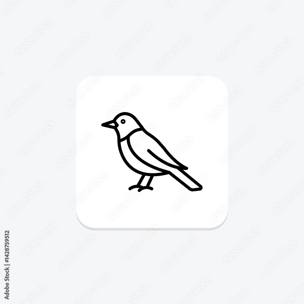 Fototapeta premium Oriole, vector, pixel perfect, illustrator file