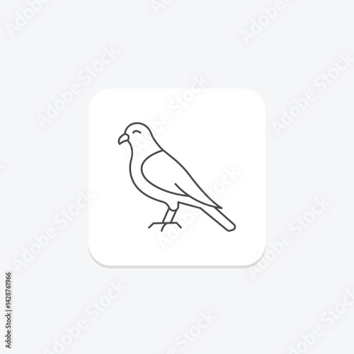 Kestrel, vector, pixel perfect, illustrator file
